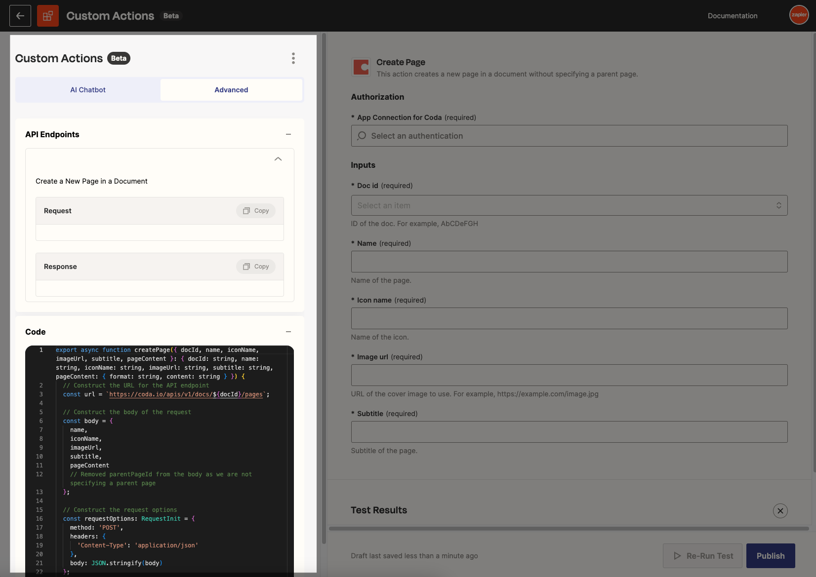 Advanced settings of the Create with AI Builder.png