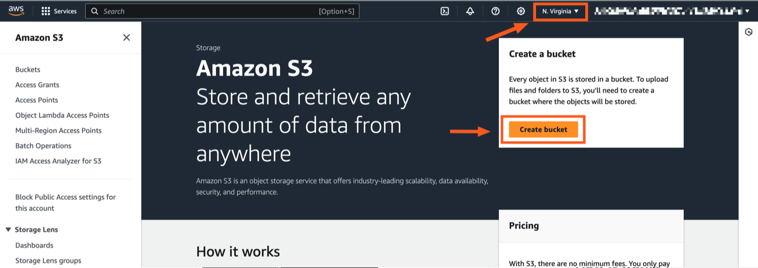 Amazon S3 interface create bucket.png